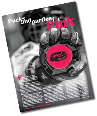 CB Mag Pink in the Rink Story Cover