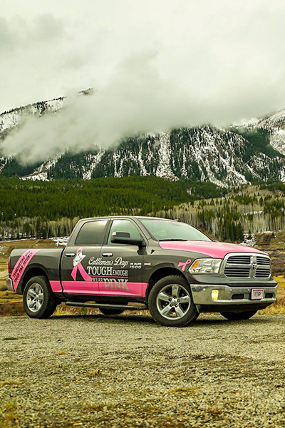 Tuffy the truck is part of Gunnison Tough's transportation fleet.