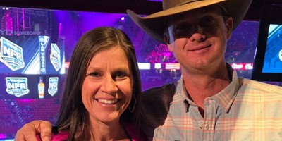 Terry Wheatley of the National Tough Enough to Wear Pink at the National Finals Rodeo.