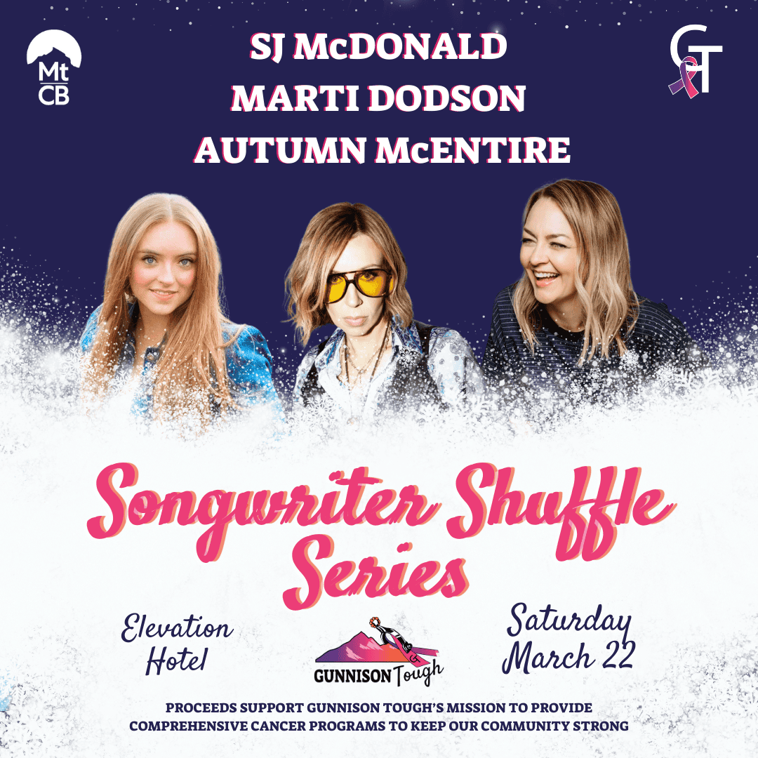 SJ McDonald, Marti Dodson, and Autumn McEntire will be performing in the March 22 Songwriter Shuffle.